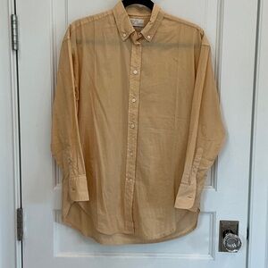 J Crew Beige Button-Down Shirt